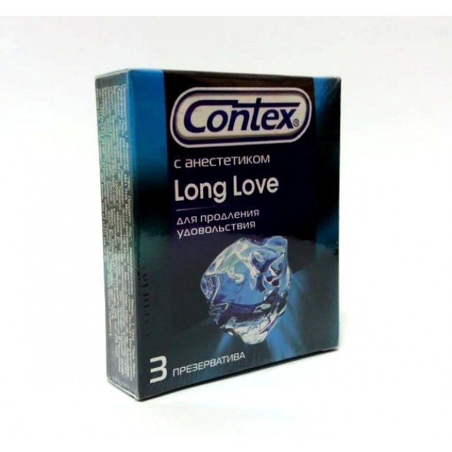  Презервативы Contex Long Love (3 шт)  | Био Маркет